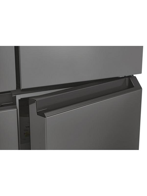 Hoover HHCR3818ENPL Total No Frost American Fridge Freezer, E Rated - Inox - Image 4